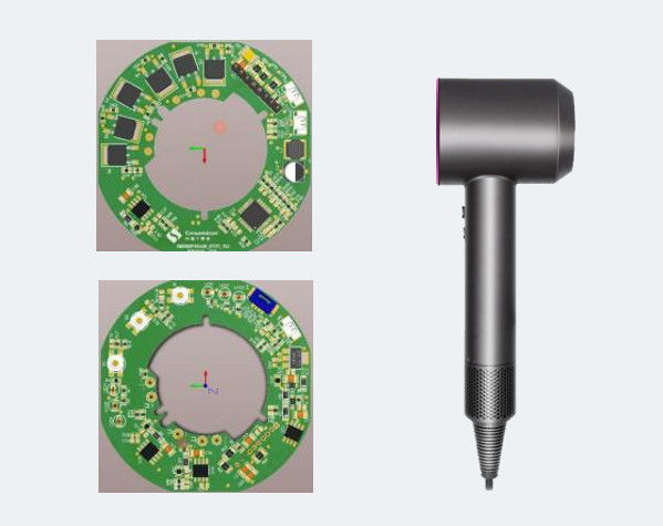 ผู้ผลิต PCB ที่ดีที่สุดที่มี IPM สําหรับเครื่องแห้งผมที่มีความดันสูง ความเร็วสูง FOC ที่ไม่ติดต่อ