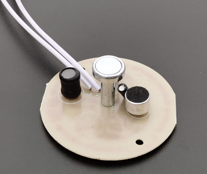 PCBA พร้อม 10 LED และ USB Connector สําหรับเสียงและแสง Sensing ไฟเพดานบูรณาการสนับสนุนการติดตั้งแม่เหล็ก
