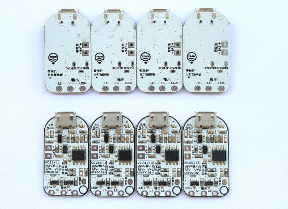 PCBA สําหรับการควบคุมสัมผัส โต๊ะไฟด้วยสาม stepless dimming LED สนับสนุนการชาร์จและการชาร์จการป้องกัน