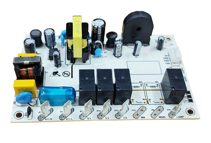 แผนกควบคุมสวิทช์แบบอิเล็กทรอนิกส์ด้วยกระดุมสัมผัส พร้อมไฟหลัง ครัว Range Hood PCB Board