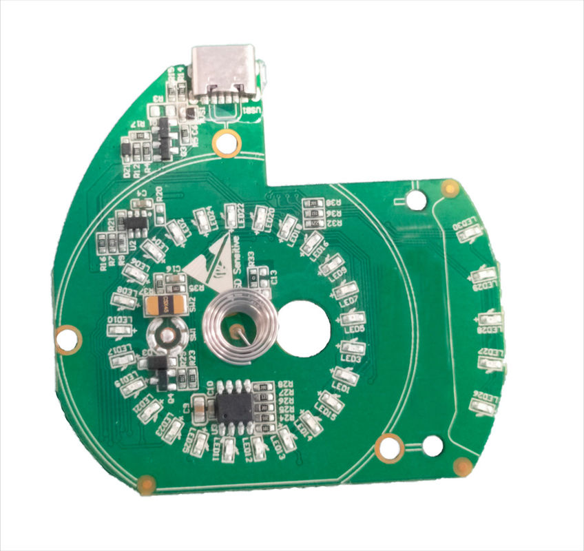 PCBA หลายชั้นสําหรับเครื่องกลอโรมาเทราพีรถยนต์ ด้วย LED Indicator Type C Interface และ anti-tipping function