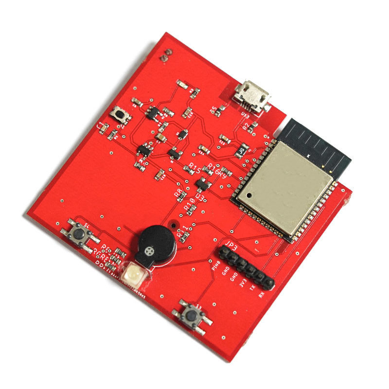 UL Certified Double Layer Red FR-4 Printed Circuit Board PCBA สําหรับการผลิตอิเล็กทรอนิกส์